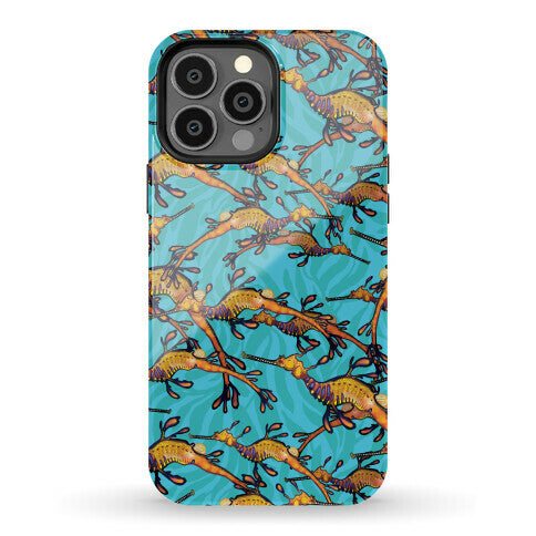 Weedy Sea Dragon Nautical Pattern Phone Case